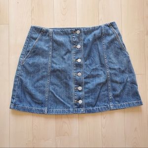 Aritzia Wilfred Free Denim Skirt